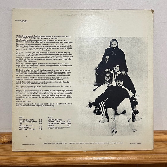 The Beach Boys. Good Vibrations. Vinyl Record Album. Lp. Original - Picture 2 of 4